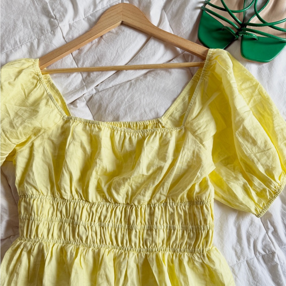 Avec Les Filles 100% Cotton Yellow Blouse, US M
